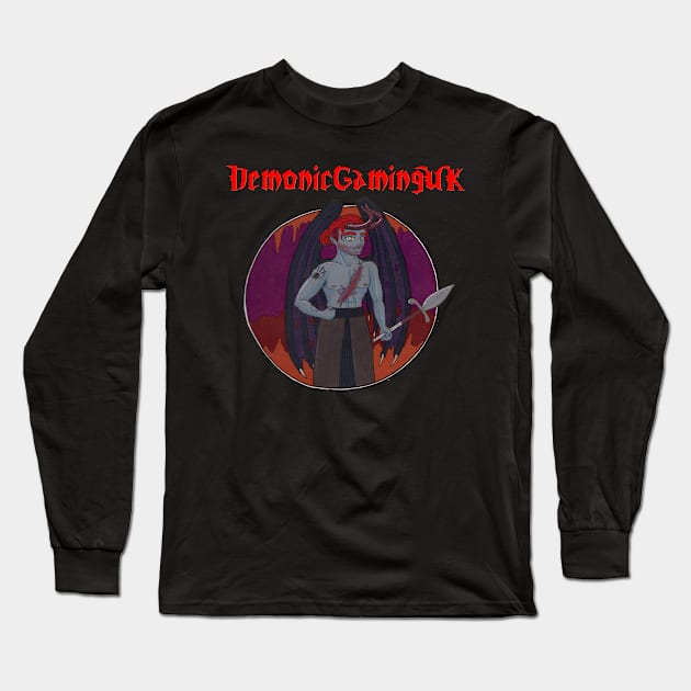 Demon Fighter Long Sleeve T-Shirt by DemonicGamingUK